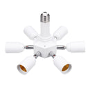 3 In 1 6 In 1 Adjustable E27 LED Light Lamp Bulb Adapter Converter Split Splitter Base Socket
