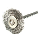 10pcs 22mm Steel Wire Wheel Brush for Dremel Rotary Tools