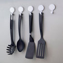 6Pcs Happy Life Hook Home Kitchen Bathroom Wall Hangers for Coat Towel Keys