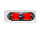 Universal Motorcycle Helmet Taillight Sticker Night Light Strip Safety Signal Warning Light