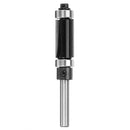 Drillpro 1/4 Inch Shank Double Bearing Router Bit Double Edge Straight Woodworking Trimming Cutter
