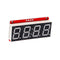 4 Digit 7-Segment 0.56' LED Display Tube Decimal 7 Segments HT16K33 I2C Clock Double Dots Module