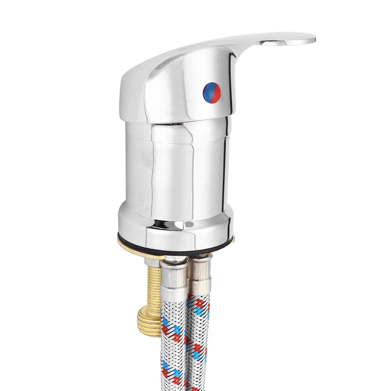 Hot/Cold Water Mixer Tap Shower Head Sprayer Hose 1/2" For Hairdressing Salon