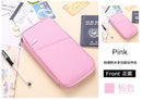 Portable Multi-function Travel Storage Bag Stationery Bag Travel Passport Bag Wallet Wallet