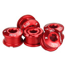 GUB 5pcs M8*8 Aluminum Alloy Bike Tooth Disc Screw  Fit for Bicycle Crankset Double Chainring
