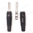 Amass 5 Colors 4mm Cross Nickel Plated Copper Banana Plug With PVC Rubber Sheath