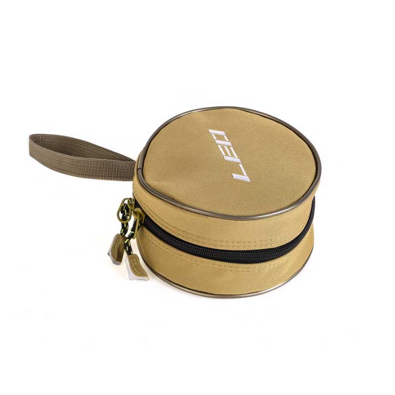 Leo Single/Double Layer Fishing Bag Canvas Round Fishing Wrap Fishing Tackle Accessories