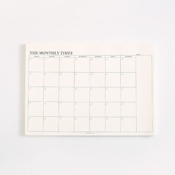 Simple Business Notebook Removable Notebook Office Thick Calendar With Medium-Sized Memorandum
