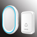 CACAZI A80 1 Receiver 1  Transmitter 300M Remote Waterproof US EU UK AU Plug Wireless Smart Digital AC Doorbell