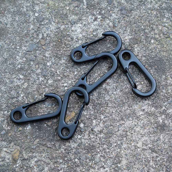 26mm Alloy Mini Carabiner Snap Hook Keychain Hanging Buckle EDC Tool