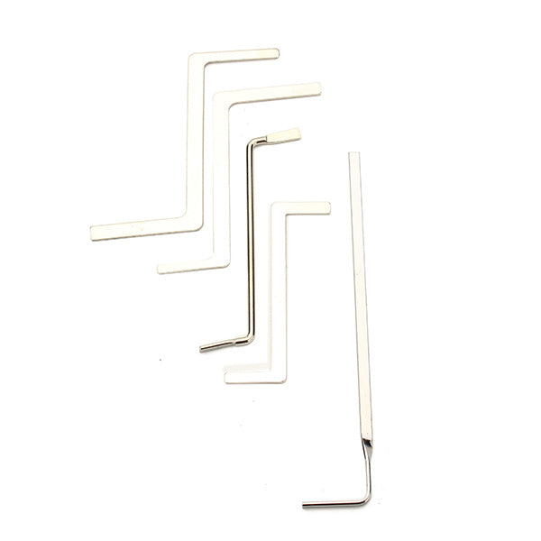 DANIU 12pcs Unlocking Lock Pick Set Key Extractor Tool with Blue Practice Padlock Lock Pick Tools