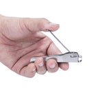 Y.F.M Nail Catcher Clipper Fingernail Cutter Anti Splash Stainless Steel Manicure Tool Curved File