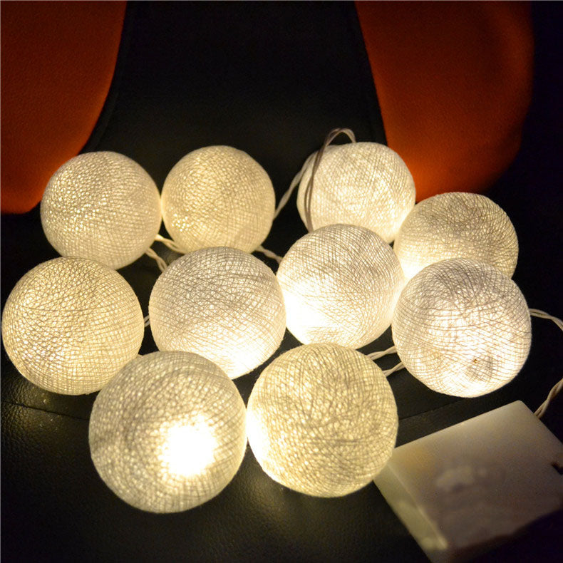KCASA CSL-8 Gardening 5M 20LED String Light Cotton Shape Holiday Garden Party Wedding Decoration