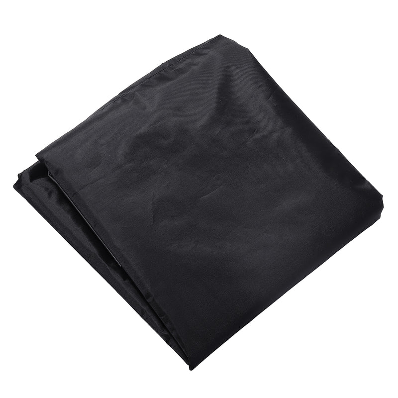Square Black Fire Pit Cover Outdoor Garden Dustproof Waterproof Cover Garden Table Furniture Cover