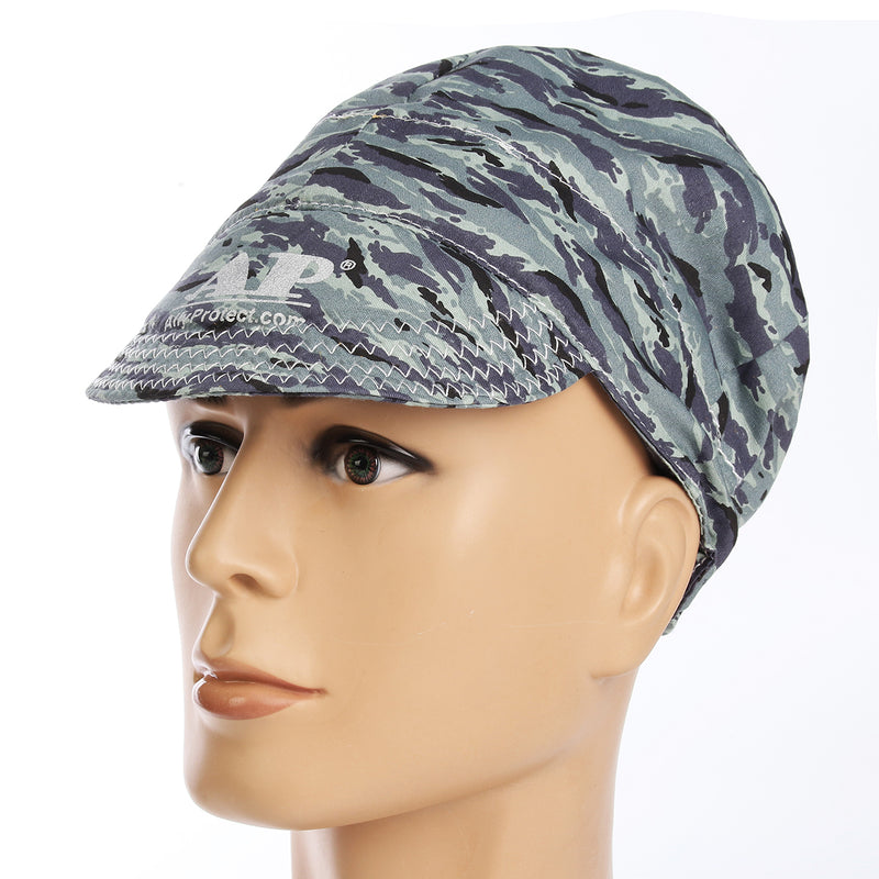 Adjustable Welding Protective Hat Cap Scarf Welders Flame Retardant Cotton Security Helmet