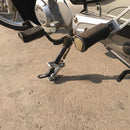 Motorcycle Side Stand Adjustable Feet Bracket For Round Tube/Oval Tube