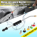 Metal Jet Lance Nozzle with Quick Nozzle Tips For Karcher K1 K2 K3 K4 K5 K6 K7 Pressure Washer