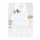 Romantic Bridal Floral Wedding Photography Background Photo Screen Backdrop
