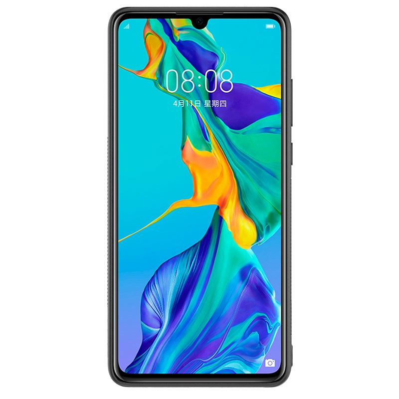 NILLKIN Ultra-thin Synthetic Fiber Plaid Magnetic Adsorption Protective Case for HUAWEI P30