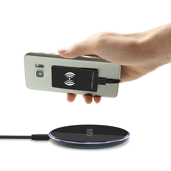 RAXFLY Qi Wireless Micro USB Charger Receiver Adapter For Mobile Phone Tablet