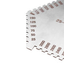 Drillpro 25-3000m Hexagonal Wet Film Comb Stainless Steel Wet Film Thickness Gauge