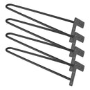 4pcs/Set Hairpin Metal Bar Table Legs 8/12/16/28 Inch DIY Coffee Desk Sofa Chair Folding Table