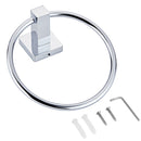 Stainless Steel Silver Toilet Towel Storage Holder Wall Mounted Bathroom Rack