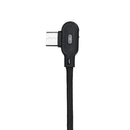 2M 90 Degree 2.4A Breathing Light Type C Fast Charging Data Cable For Smartphone Tablet