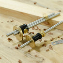 Drillpro Stainless Steel Rod Single/Dual Carbide Wheel Wood Marking Gauge Woodworking Scribers Parallel Line Drawing Tool