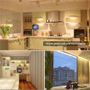 4 X 50CM 5630SMD Waterproof 36 LED Rigid Strip Light Cabinet Lamp + Remote Control DC12V