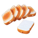 6PCS Toaster Bread Squishy 9CM Cracker Dough  With Packaging Collection Gift Soft Toy