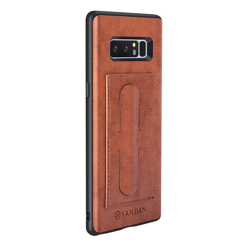 Card Slot PU Leather Kickstand Magnetic Case for Samsung Galaxy Note 8