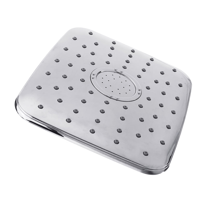 ABS and Chrome Finish Faucet Shower Head Combo w/ 60Inch Stainless Steel Hose for Bathroom