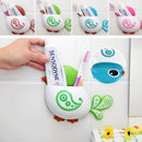 Multifunctional Bird Toothbrush Holder Suction Hook For Bathroom Accessories