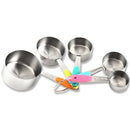 IPRee 5PCS/Set Stainless Steel Measuring Cooking Spoon Baking Sugar Coffee Cup Camping Picnic