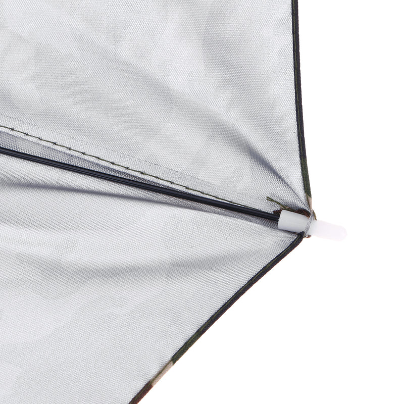 ZANLURE Foldable Double Layer Sun-proof Fishing Umbrella Hat Outdoor Camping Hiking Golf Umbrella Headwear Cap