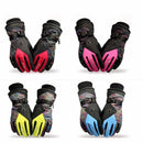 Women Warm Waterproof Ski Gloves Beam Cuff Ski Gloves Waterproof Motorcycle Gloves