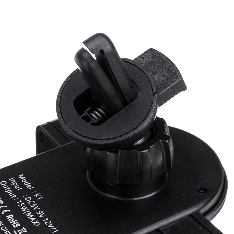 15W Qi Wireless Charger Fast Charging Gravity Linkage Air Vent Car Phone Holder For 4.0-6.5 Inch Smart Phone