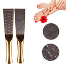 Titanium Two Sided Exfoliating Foot Grinder Stainless Steel Foot File Foot Care Tool
