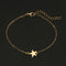 Trendy Multi-layer Anklet Moon Star Pearl Pendant Chain Anklet Bohemian Jewelry for Women