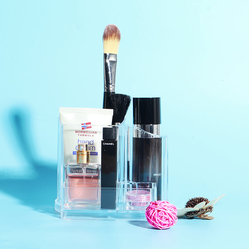Clear Makeup Box Cosmetic Storage Box Makeup Brushes Organizer Pencil Lipstic Display Box Storage Box