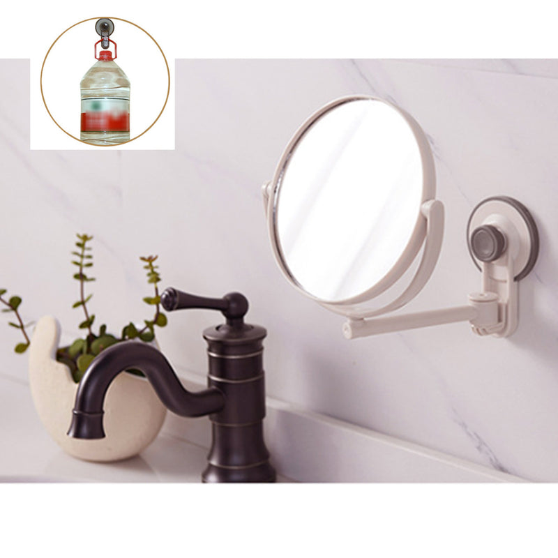 360 Suction Cup No Fog Free Shaving Shave Bathroom Makeup Double-sided Mirrors