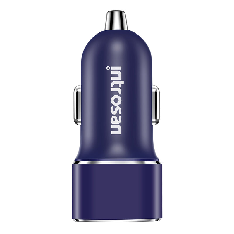 Introsan 4.8A Fast Charging Dual USB Car Charger for Samsung Xiaomi Huawei for iPhone