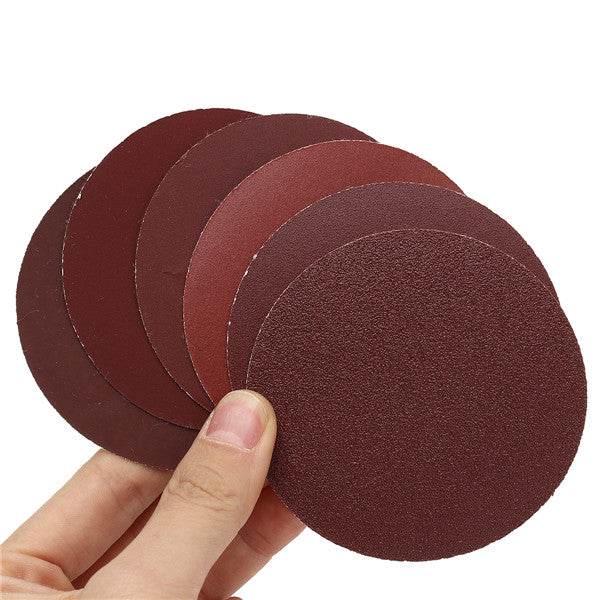 60pcs Sand Paper Mixed Set With 3 Inch Abrasives Hook And Loop Sanding Pad