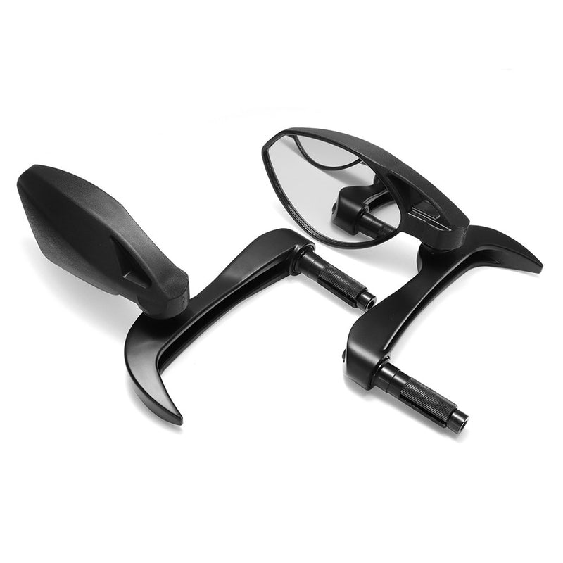 7/8'' 22mm Motorcycle Motorbike Handle Bar End Rearview Mirrors + Lever Guard