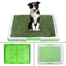 3 Tire Indoor Puppy Dog Pet Potty Training Pee Pad Mat Tray Grass Toilet With Tray