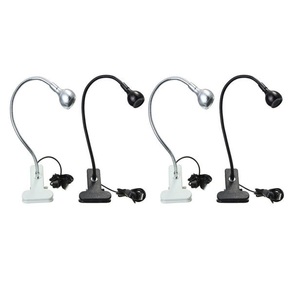 USB Flexible Reading LED Clip-on Beside Bed Table Light Desk Computer Lamp