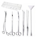 Stainless Steel Aquarium Tools Aquascaping Tank Aquatic Plant Tweezers Scissors