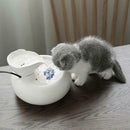 Pet Dog Cat Fountain Feeder Automatic Water Dispenser Ceramic Water Drinker Bowl