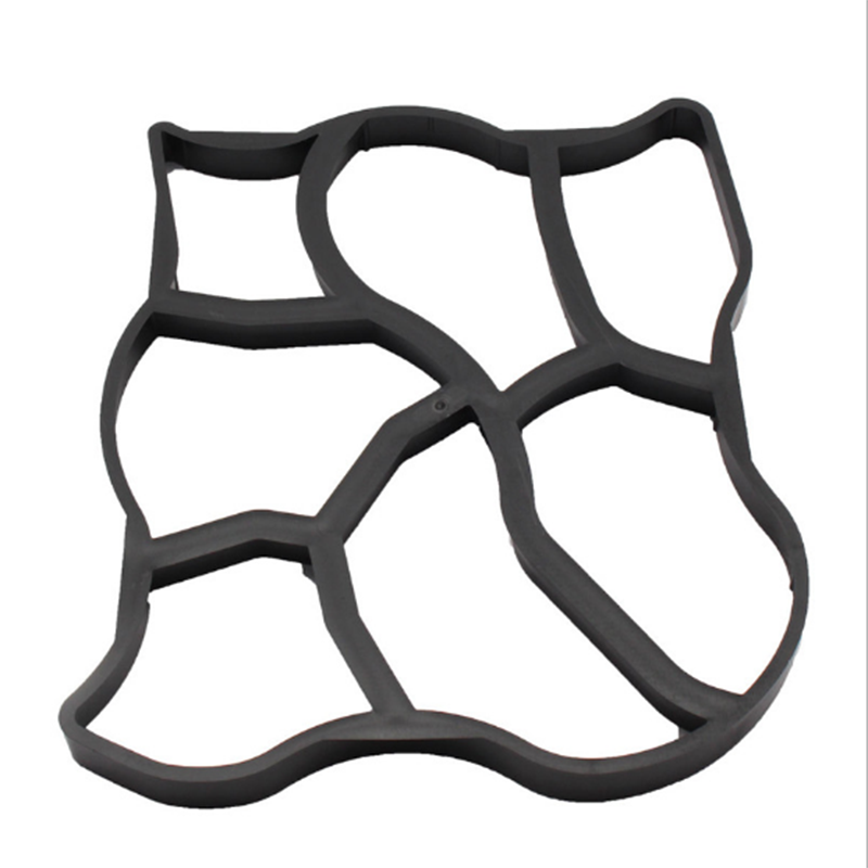 Cement Brick Mold Walk Maker 50 x 60 Irregular DIY Concrete Molds Reusable Plastic P ath Maker Steeping Stone Paver
